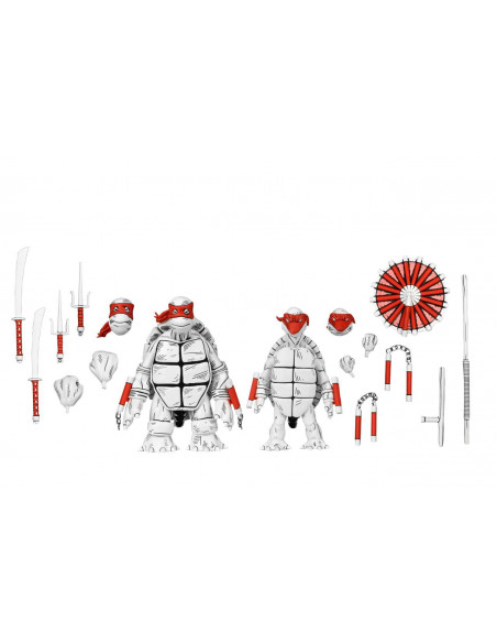 TMNT MIRAGE B&W FIRST TURTLES 2PACK AF