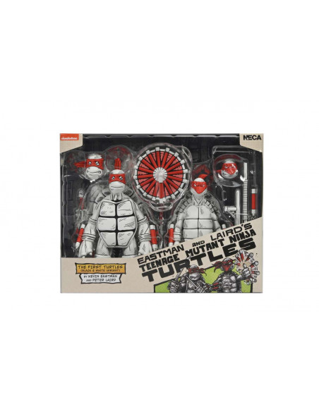 TMNT MIRAGE B&W FIRST TURTLES 2PACK AF