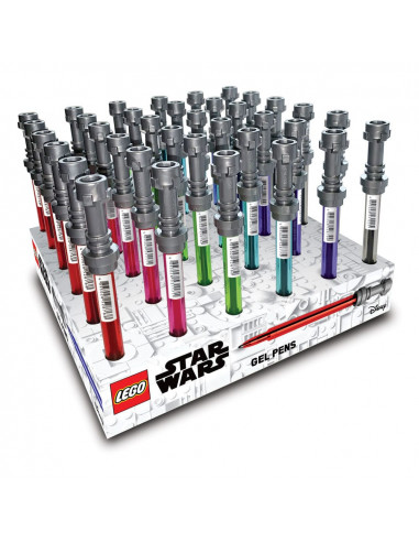 LEGO Star Wars Gel Pens Lightsaber Display (36)