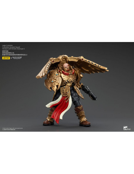 Warhammer The Horus Heresy Action Figure 1/18 Legio Custodes Custodian Venatari Squad Venatari with Kenetic Destroyer 2 13 cm