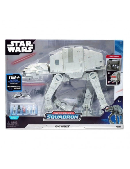 Star Wars Micro Galaxy Squadron Feature Vehicle with Figures Assault Class AT-AT 24 cm
