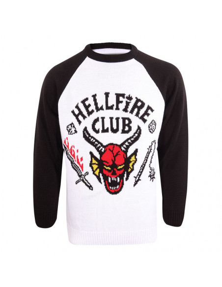 Stranger Things Sweatshirt Christmas Jumper Hellfire Club Size M