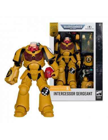 Warhammer 40,000 Action Figure Intercessor Sergeant (Imperial Fist) (Gold Label) 18 cm