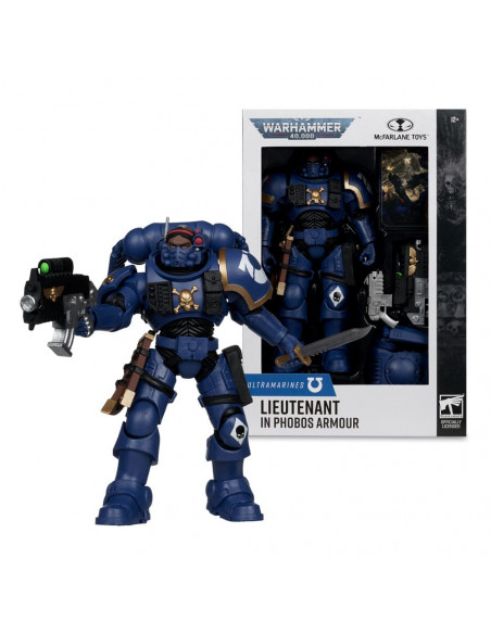 Warhammer 40,000 Action Figure Lieutenant in Phobos Armor (Ultramarines) 18 cm