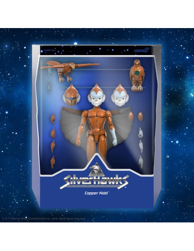 SilverHawks Ultimates Action Figure Wave 2 Copper Kidd (Cartoon Accurate) 18 cm