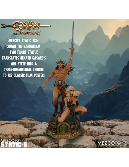Arnold Schwarzenegger Conan the Barbarian 1982 1/6 statue Mezco Static 6