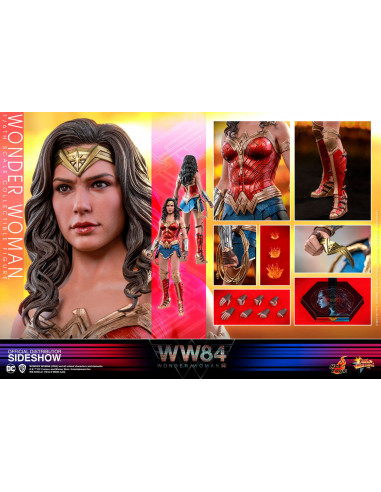DC Gal Gadot as Wonder Woman 1984 Action Figure 1/6 Hot Toys Sideshow MMS584