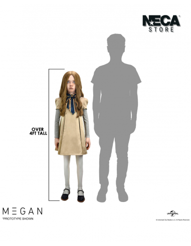 M3GAN - 1:1 REPLICA LIFE-SIZE MEGAN DOLL In Brown Box Neca