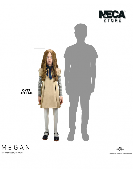 M3GAN - 1:1 REPLICA LIFE-SIZE MEGAN DOLL In Brown Box Neca