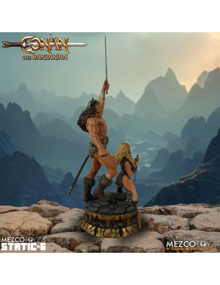 Arnold Schwarzenegger Conan the Barbarian 1982 1/6 statue Mezco Static 6