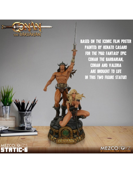 Arnold Schwarzenegger Conan the Barbarian 1982 1/6 statue Mezco Static 6