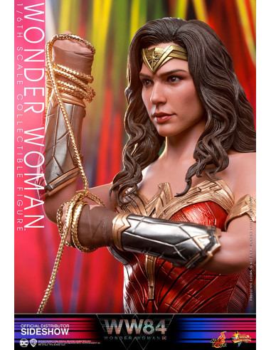 DC Gal Gadot as Wonder Woman 1984 Action Figure 1/6 Hot Toys Sideshow MMS584