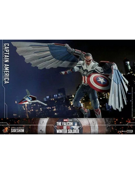 Falcon and the Winter Soldier Captain America 1/6 Action Figure Hot Toys TMS040
