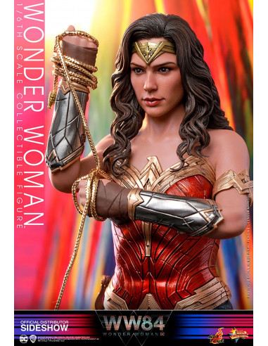 DC Gal Gadot as Wonder Woman 1984 Action Figure 1/6 Hot Toys Sideshow MMS584