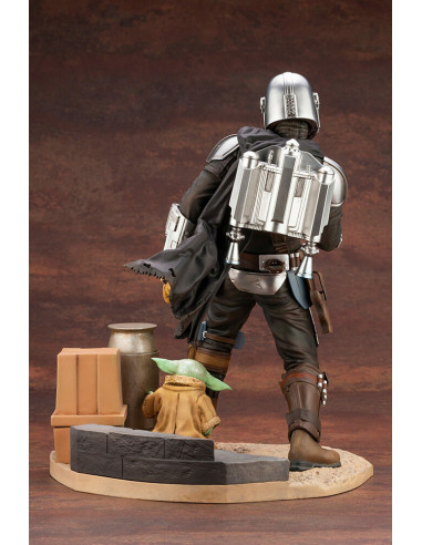 Star Wars The Mandalorian & The Child ARTFX 1:7 Scale Statue Diorama Kotobukiya
