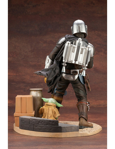Star Wars The Mandalorian & The Child ARTFX 1:7 Scale Statue Diorama Kotobukiya