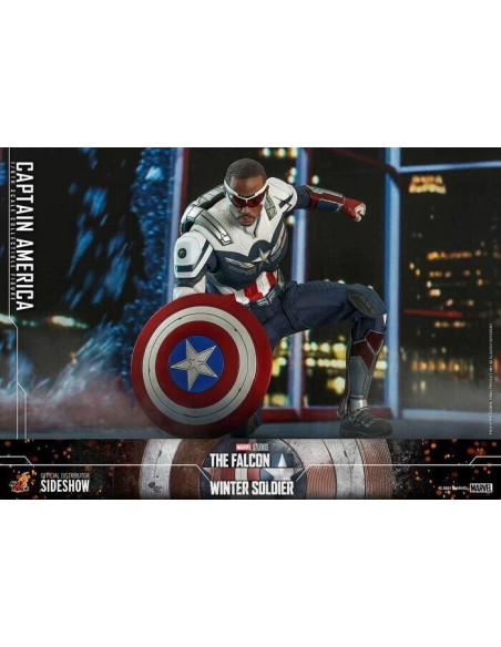 Falcon and the Winter Soldier Captain America 1/6 Action Figure Hot Toys TMS040