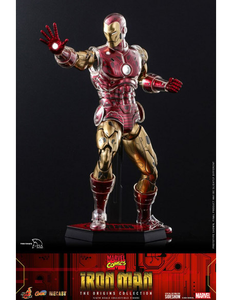 MARVEL Iron Man The Origins Standard Ver DIECAST CMS07 D37 1/6 Hot Toys Sideshow