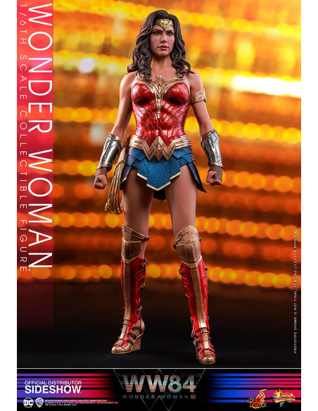 DC Gal Gadot as Wonder Woman 1984 Action Figure 1/6 Hot Toys Sideshow MMS584
