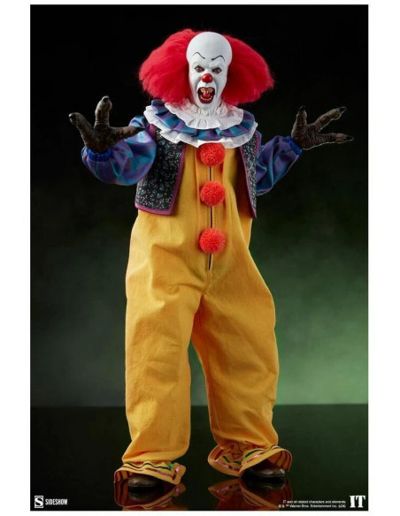 Stephen King Tim Curry IT Pennywise 1/6 Action Figure Sideshow 100479 Brown Box
