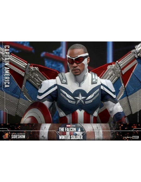 Falcon and the Winter Soldier Captain America 1/6 Action Figure Hot Toys TMS040