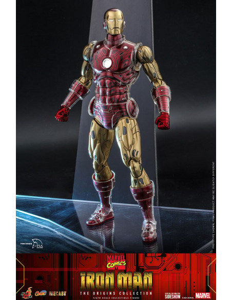 MARVEL Iron Man The Origins Standard Ver DIECAST CMS07 D37 1/6 Hot Toys Sideshow