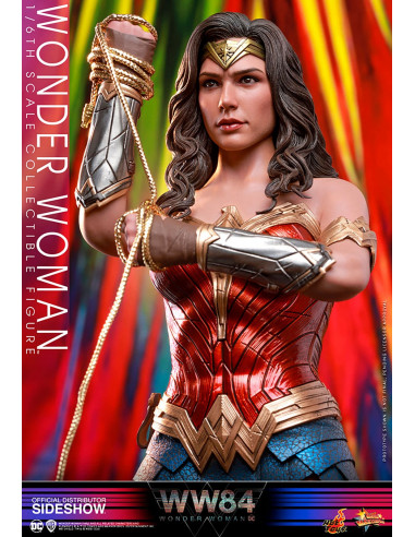 DC Gal Gadot as Wonder Woman 1984 Action Figure 1/6 Hot Toys Sideshow MMS584