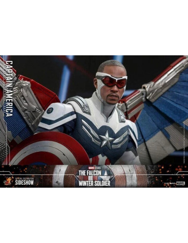 Falcon and the Winter Soldier Captain America 1/6 Action Figure Hot Toys TMS040
