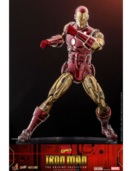 MARVEL Iron Man The Origins Standard Ver DIECAST CMS07 D37 1/6 Hot Toys Sideshow