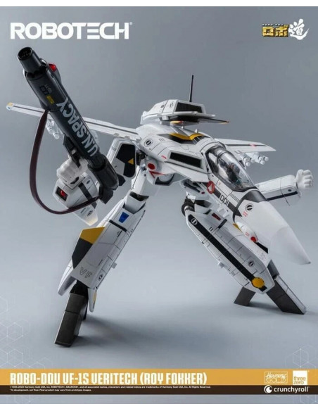 MACROSS ROBOTECH VF-1S Veritech Roy Fokker RoboDou Action Figure Robot ThreeZero