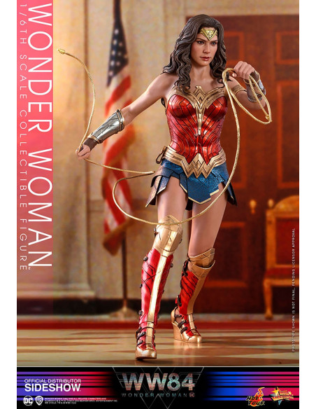 DC Gal Gadot as Wonder Woman 1984 Action Figure 1/6 Hot Toys Sideshow MMS584