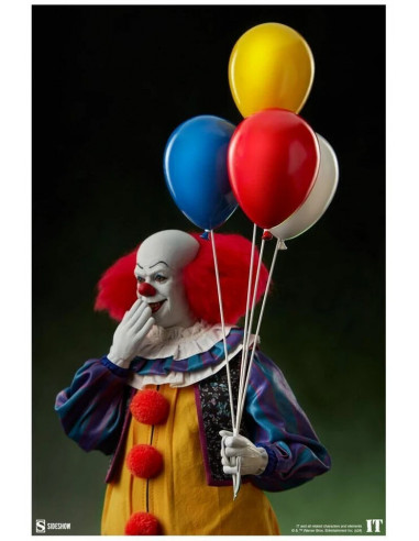 Stephen King Tim Curry IT Pennywise 1/6 Action Figure Sideshow 100479 Brown Box