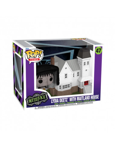 Beetlejuice POP! Town Vinyl Figure Lydia Deetz with Maitland House 9 cm