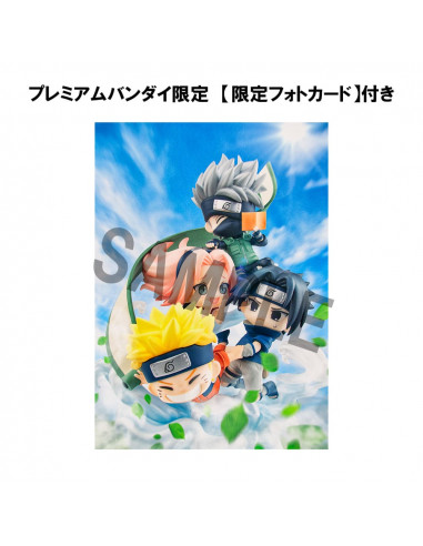 Naruto Shippuden FigUnity PVC Mini Statue Gather here, Team 7 13 cm (with gift)