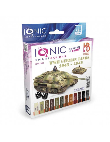 IONIC WWII GERMAN TANKS 43-45 PAINT SET