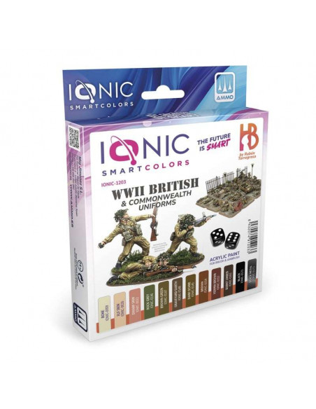 IONIC WWII BRITISH COMMONW UNIF PAINT S