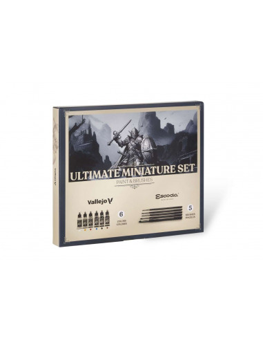 ULTIMATE MINIATURE SET PAINT/BRUSH 72206