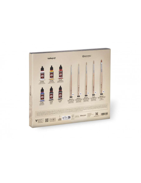 ULTIMATE MINIATURE SET PAINT/BRUSH 72206