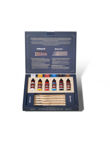 ULTIMATE MINIATURE SET PAINT/BRUSH 72206