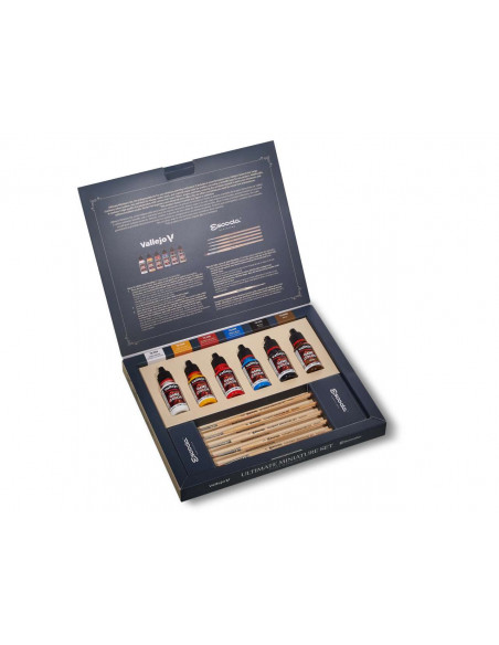 ULTIMATE MINIATURE SET PAINT/BRUSH 72206
