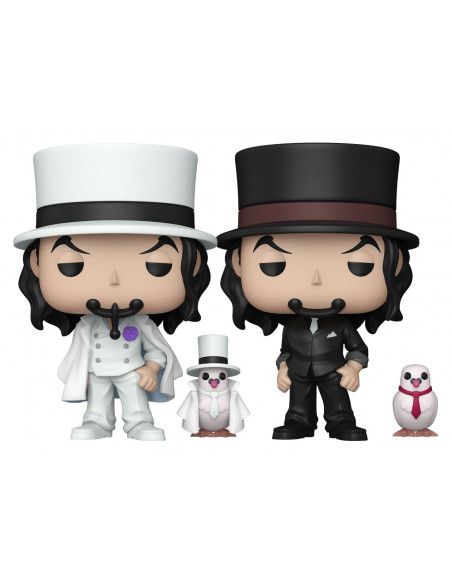 *heo Exclusive Edition* One Piece POP!&Buddy Animation Vinyl Figures Rob Lucci with Hattori w/Chase 10 cm Assortment (6)
