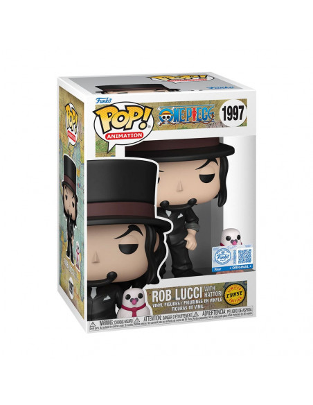 *heo Exclusive Edition* One Piece POP!&Buddy Animation Vinyl Figures Rob Lucci with Hattori w/Chase 10 cm Assortment (6)