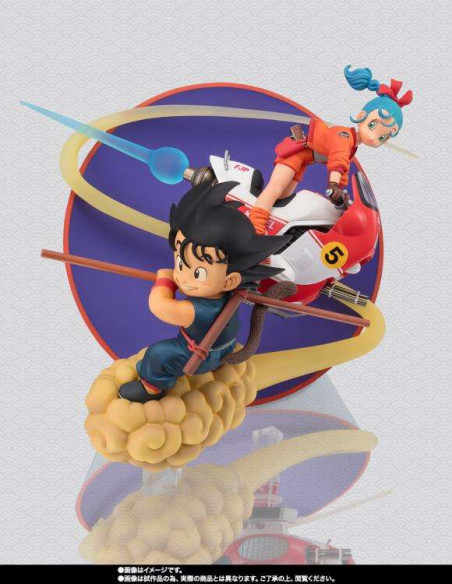 DRAGON BALL SON GOKU & BULMA FIGU ZERO