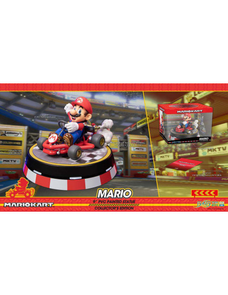 MARIO KART MARIO PVC PAINT DELUXE STATUE