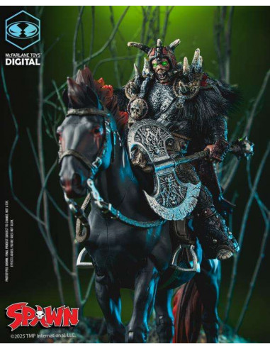SPAWN BLOOD AXE W/HORSE 2-PK AF