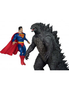 DC JL MONSTER SUPERMAN VS GODZILLA 2PK 2