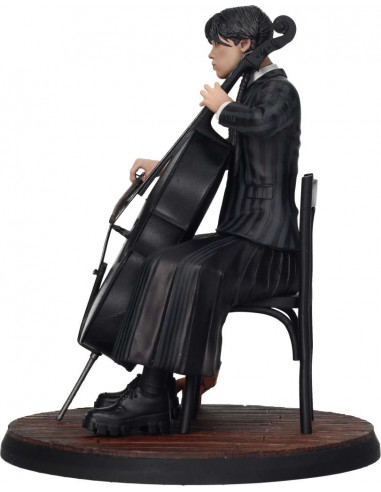 WEDNESDAY WITH CELLO AND THING 15 CM FIG