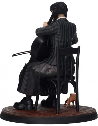 WEDNESDAY WITH CELLO AND THING 15 CM FIG