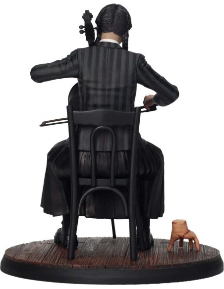 WEDNESDAY WITH CELLO AND THING 15 CM FIG
