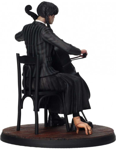 WEDNESDAY WITH CELLO AND THING 15 CM FIG